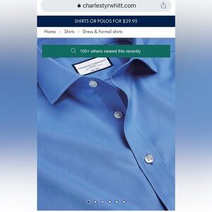Men’s Large Charles Tyrwhitt Button Down